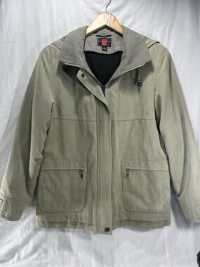 Gallery Jacket Women’s Green Sz S Zippered Hooded